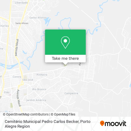 Cemitério Municipal Pedro Carlos Becker map