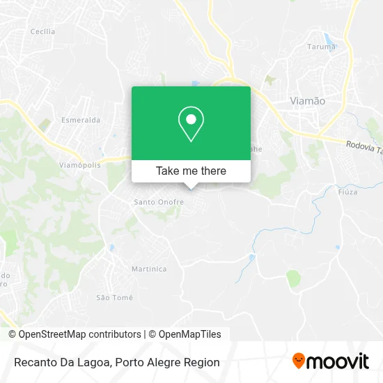 Recanto Da Lagoa map