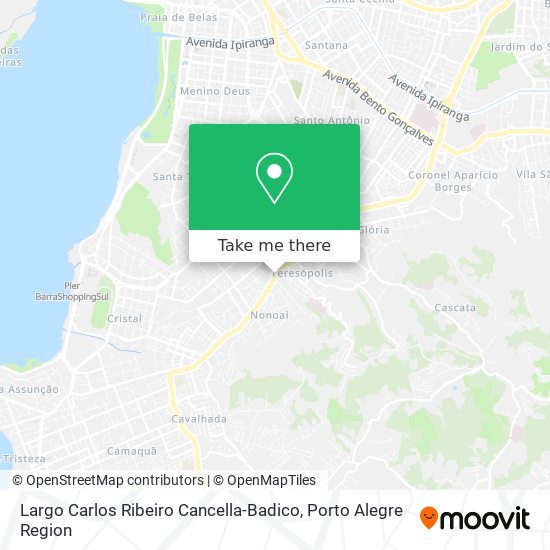 Mapa Largo Carlos Ribeiro Cancella-Badico