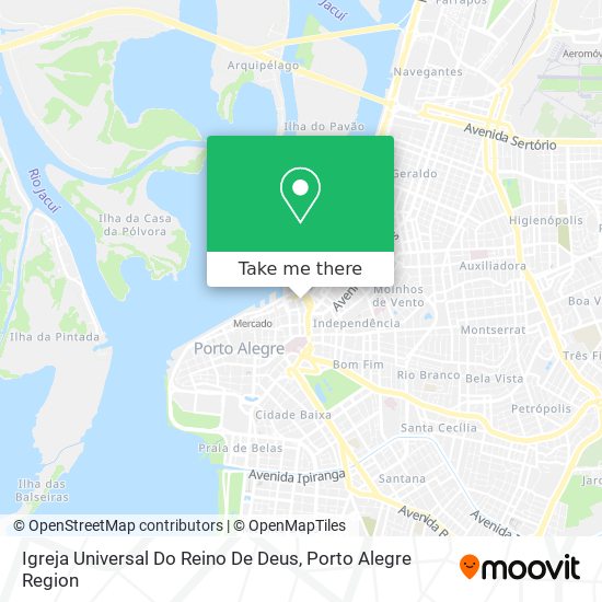 Igreja Universal Do Reino De Deus map