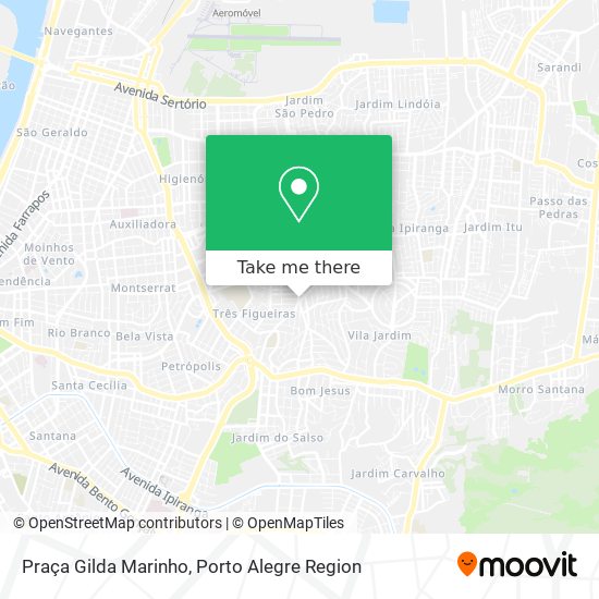 Mapa Praça Gilda Marinho