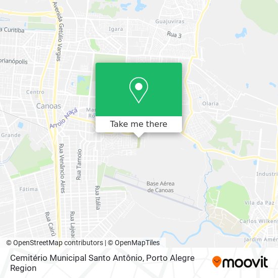 Cemitério Municipal Santo Antônio map