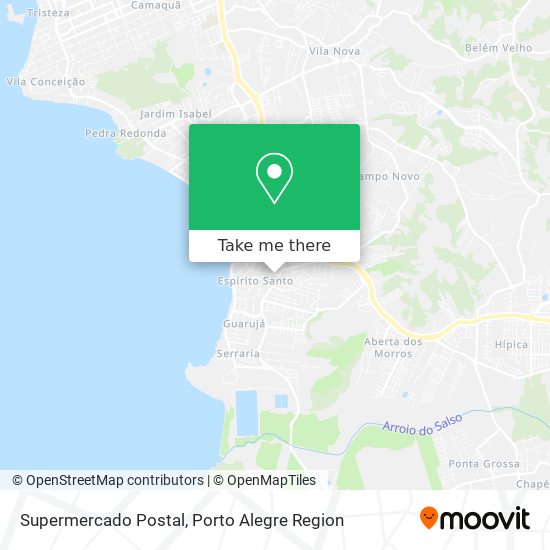 Supermercado Postal map