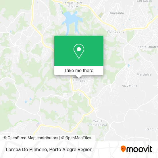 Lomba Do Pinheiro map