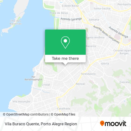 Vila Buraco Quente map