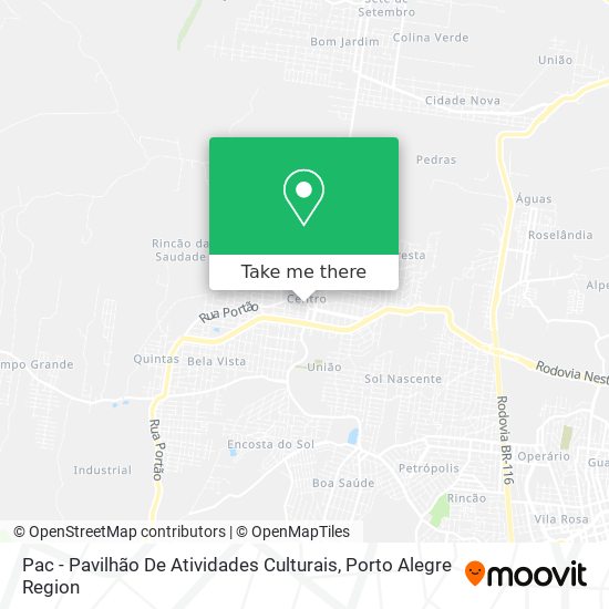 Pac - Pavilhão De Atividades Culturais map