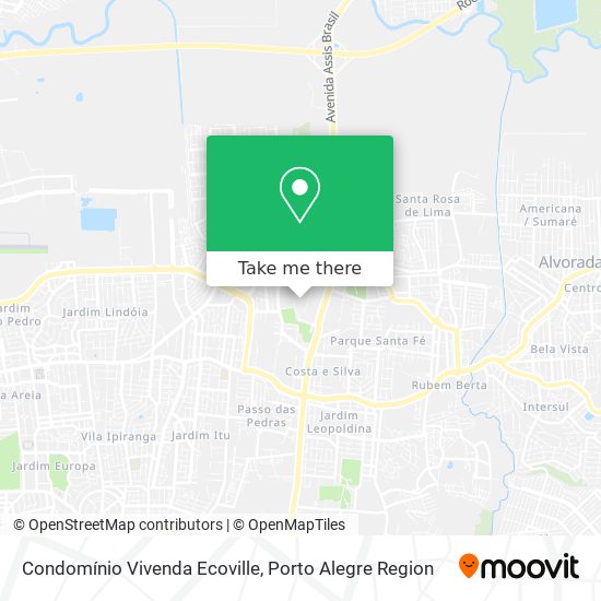 Mapa Condomínio Vivenda Ecoville