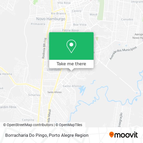Borracharia Do Pingo map