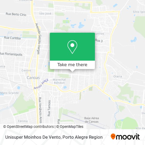 Unisuper Moinhos De Vento map