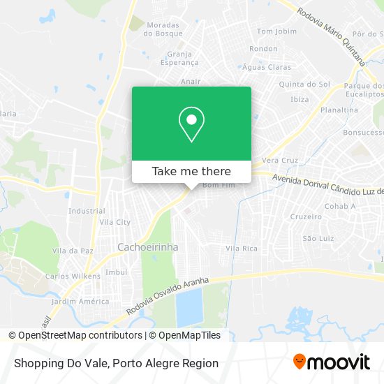 Mapa Shopping Do Vale
