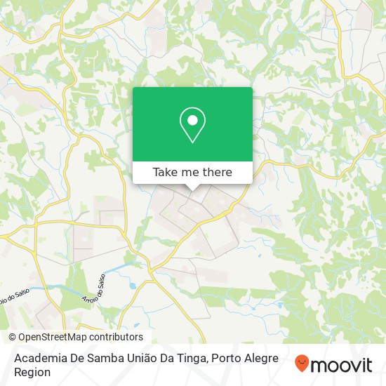 Academia De Samba União Da Tinga map