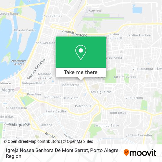 Mapa Igreja Nossa Senhora De Mont'Serrat