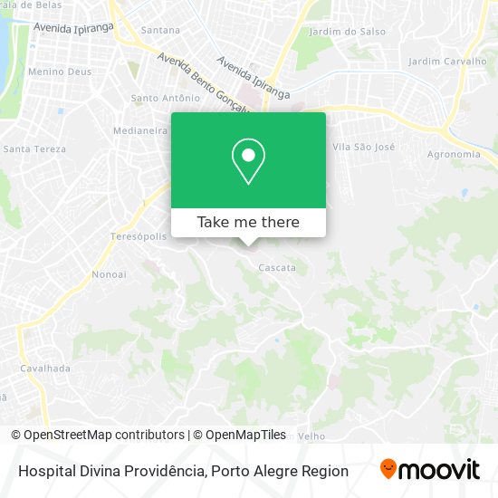 Hospital Divina Providência map