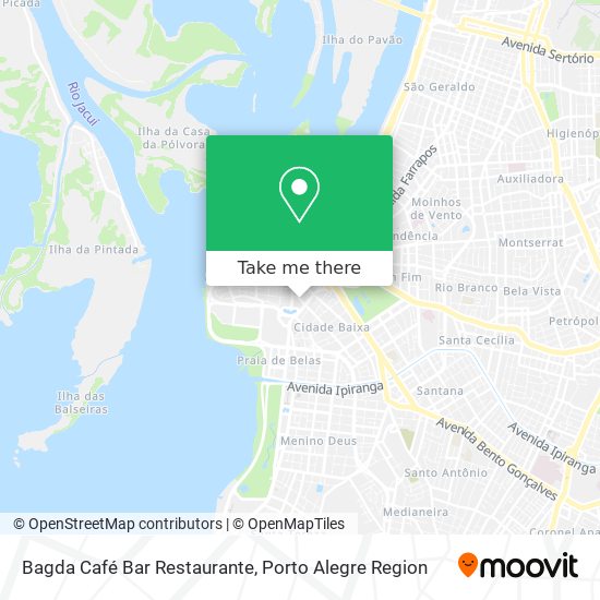 Bagda Café Bar Restaurante map