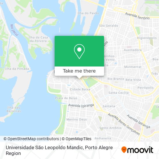 Universidade São Leopoldo Mandic map