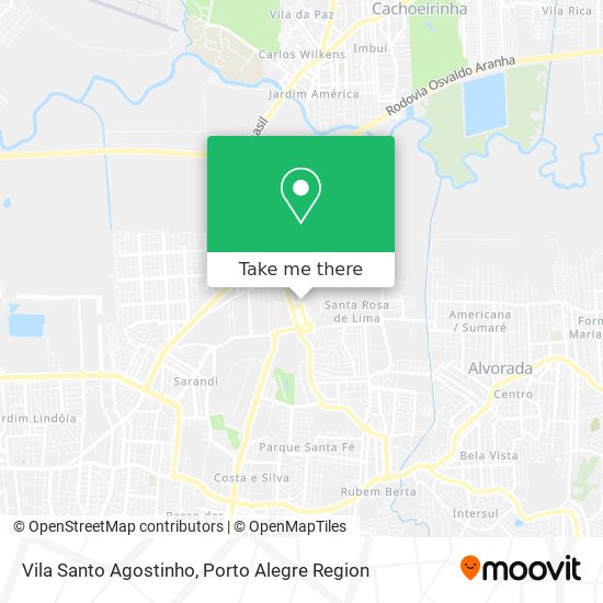 Vila Santo Agostinho map