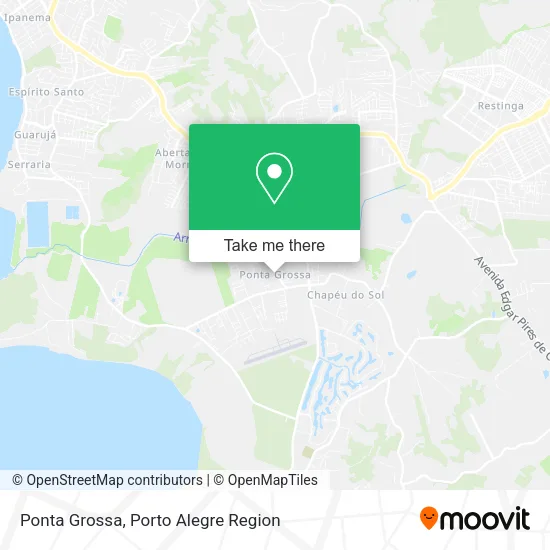 Ponta Grossa map