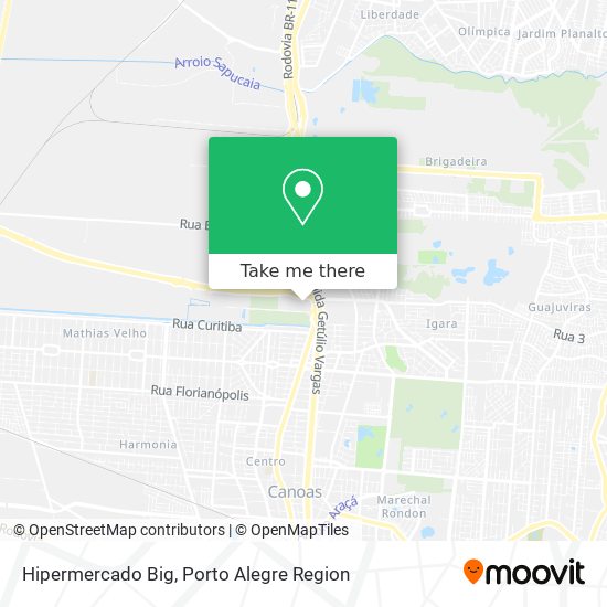 Hipermercado Big map