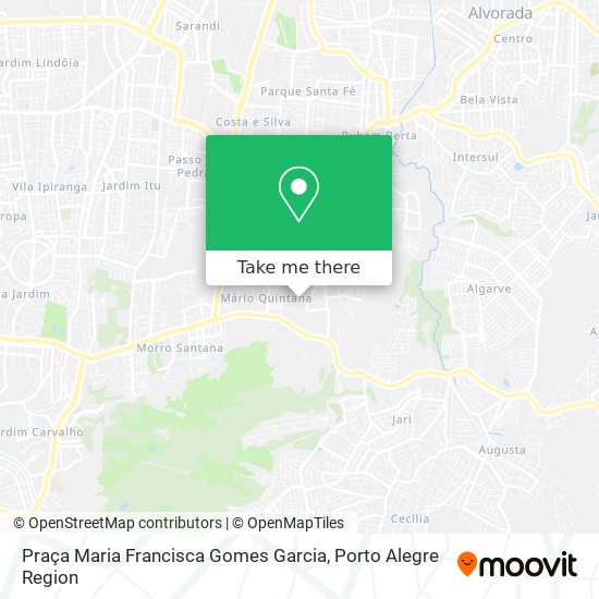 Praça Maria Francisca Gomes Garcia map