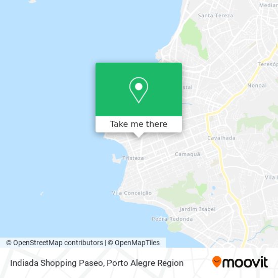 Indiada Shopping Paseo map