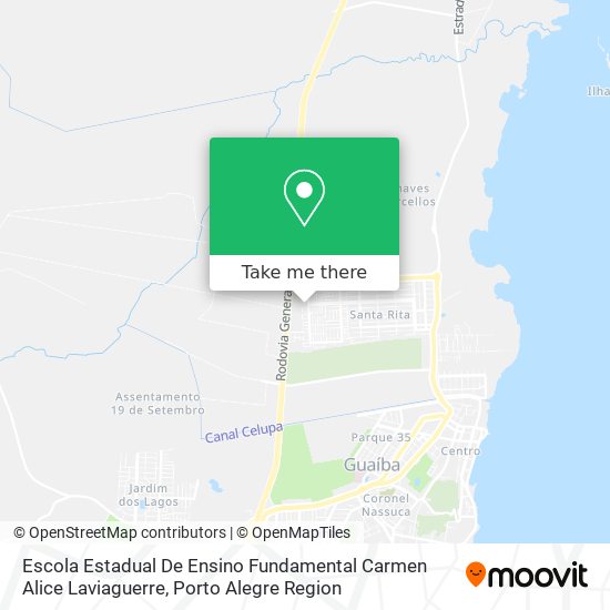 Escola Estadual De Ensino Fundamental Carmen Alice Laviaguerre map