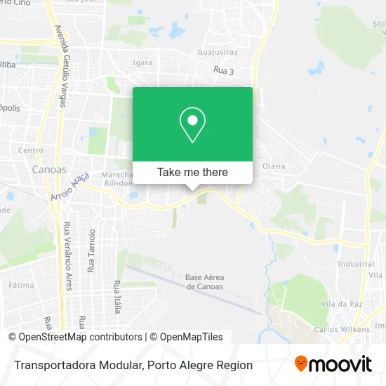 Transportadora Modular map