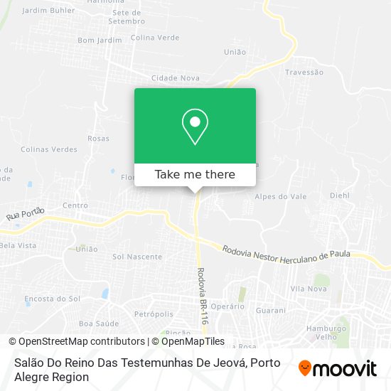 Salão Do Reino Das Testemunhas De Jeová map