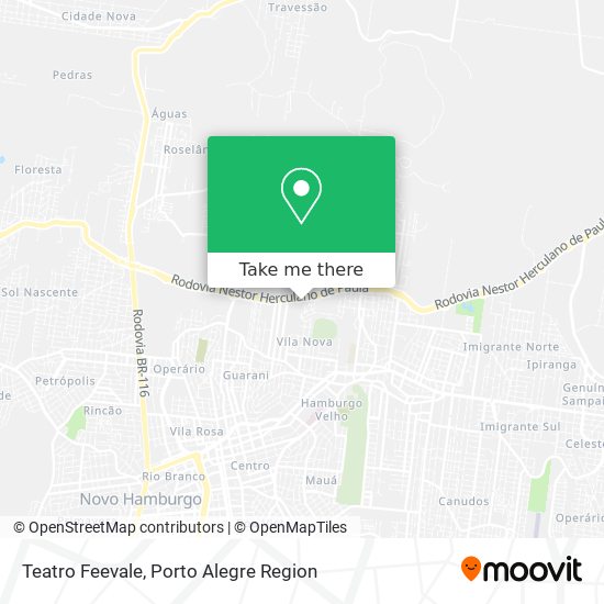 Teatro Feevale map