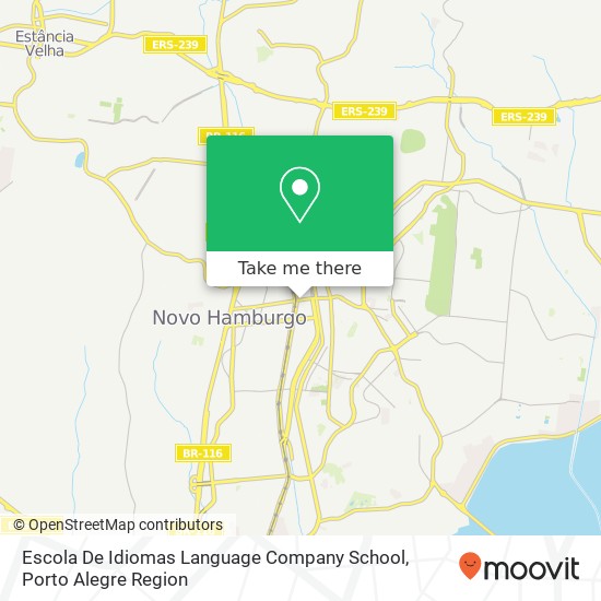 Escola De Idiomas Language Company School map