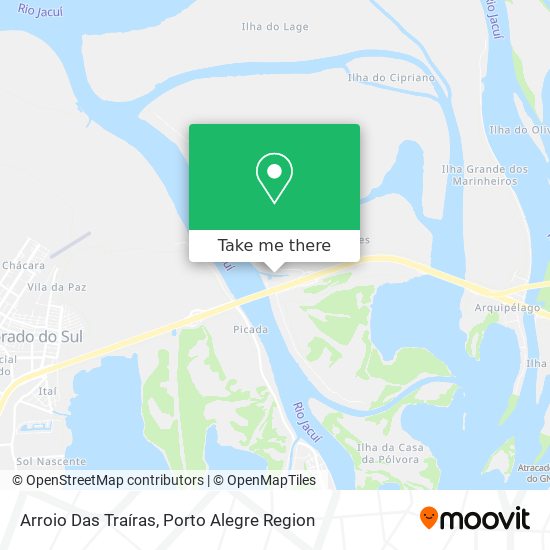 Arroio Das Traíras map