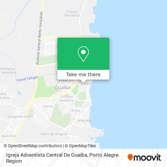 Igreja Adventista Central De Guaíba map