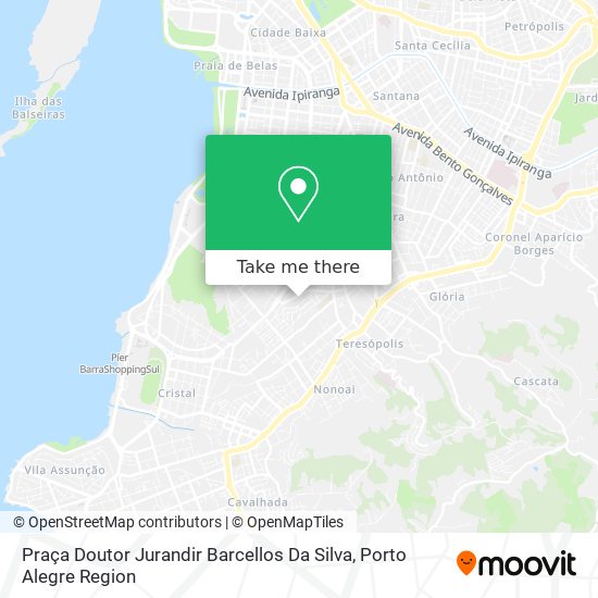 Praça Doutor Jurandir Barcellos Da Silva map