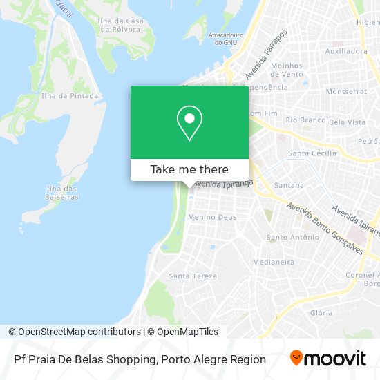 Pf Praia De Belas Shopping map