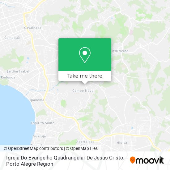 Igreja Do Evangelho Quadrangular De Jesus Cristo map