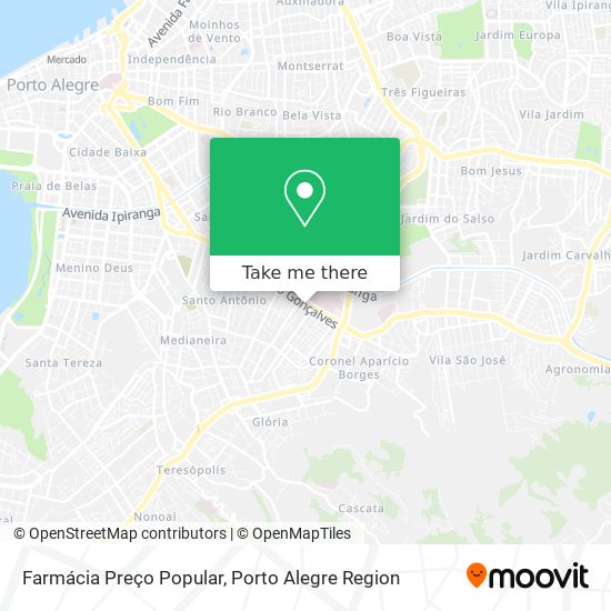 Farmácia Preço Popular map