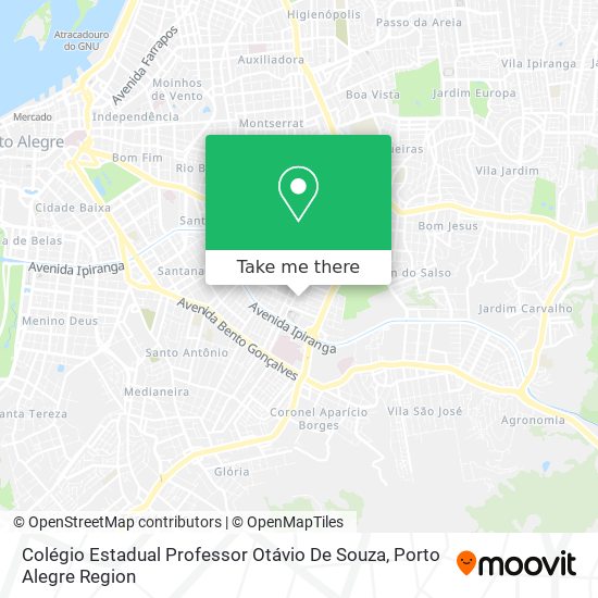 Colégio Estadual Professor Otávio De Souza map