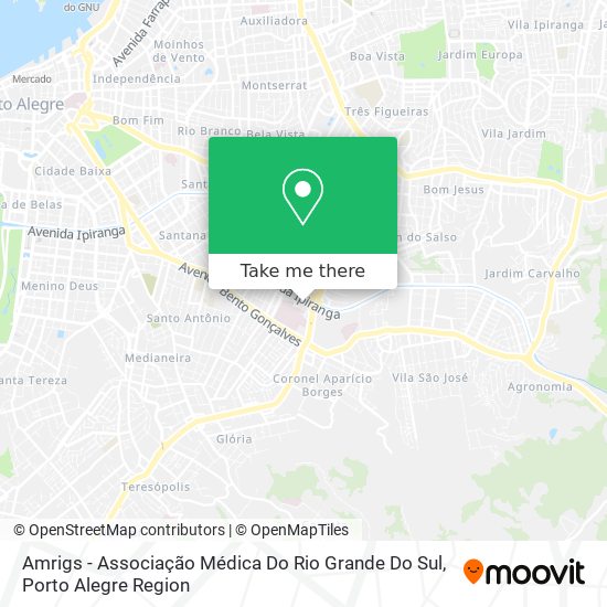 Amrigs - Associação Médica Do Rio Grande Do Sul map