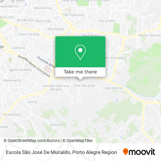 Mapa Escola São José De Murialdo