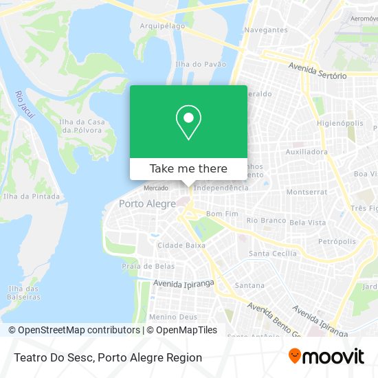 Teatro Do Sesc map