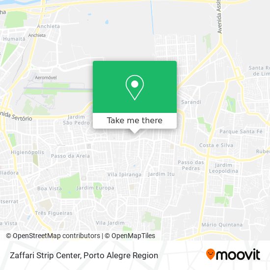 Zaffari Strip Center map