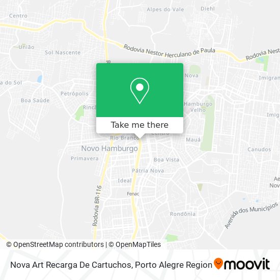 Nova Art Recarga De Cartuchos map