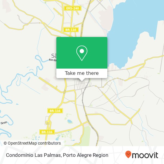 Condomínio Las Palmas map