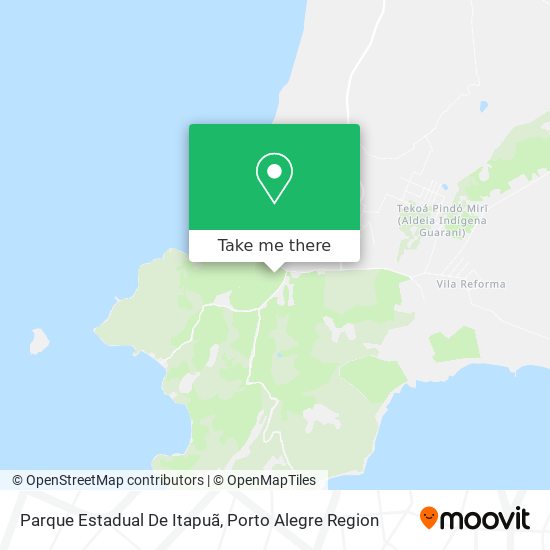 Parque Estadual De Itapuã map