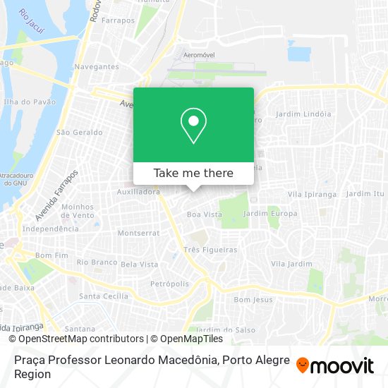 Praça Professor Leonardo Macedônia map