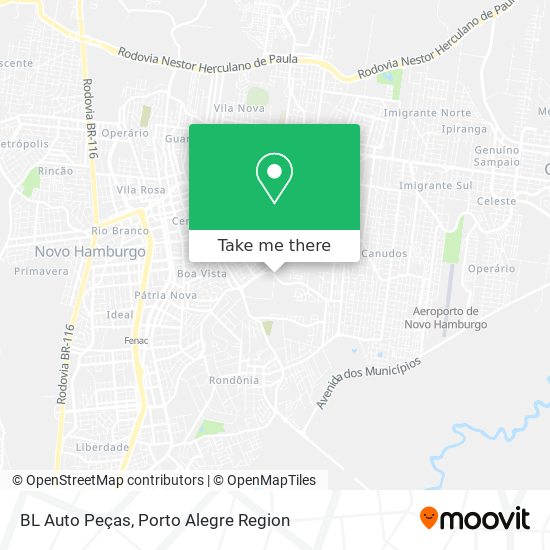 BL Auto Peças map