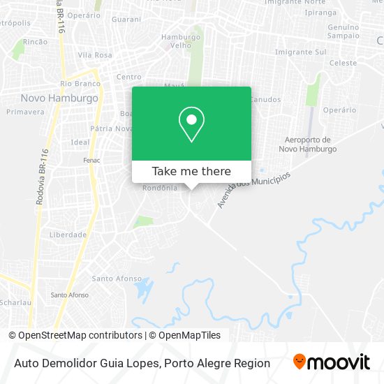 Mapa Auto Demolidor Guia Lopes