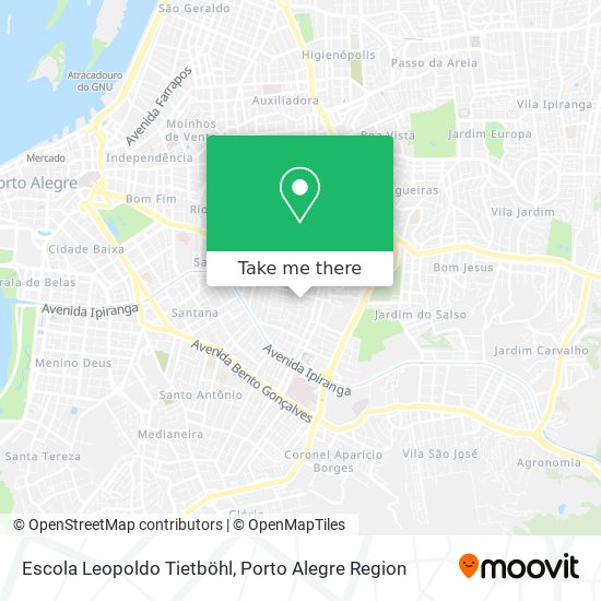 Escola Leopoldo Tietböhl map