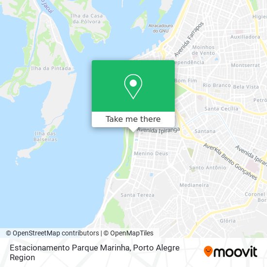 Estacionamento Parque Marinha map