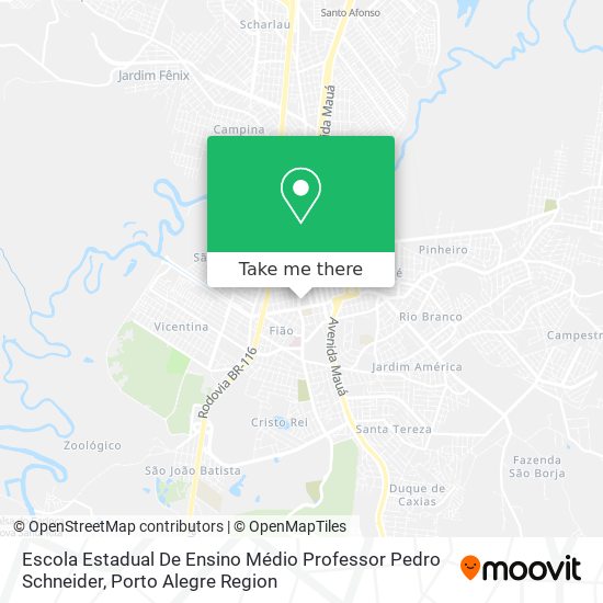 Escola Estadual De Ensino Médio Professor Pedro Schneider map