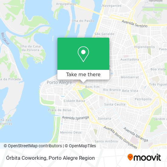 Órbita Coworking map